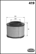LUCAS FILTERS lfaf257 -  Воздушный фильтр